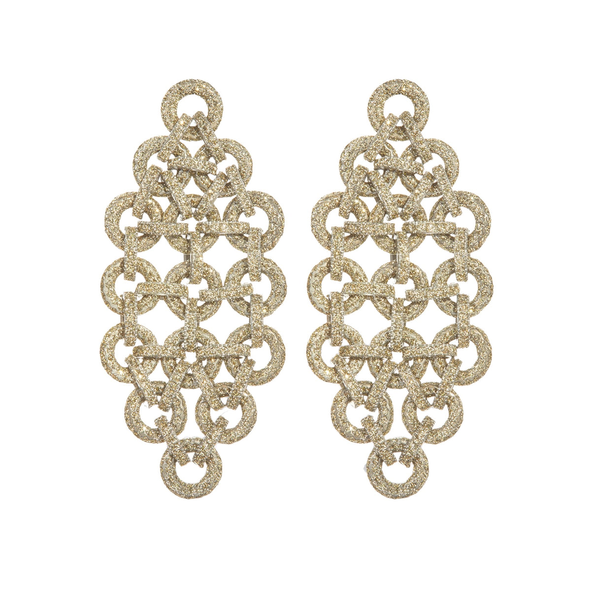 Adi Earrings · Milky Gold